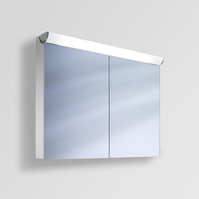Schneider FACELINE Spiegelschrank mit LED-Beleuchtung silber eloxiert