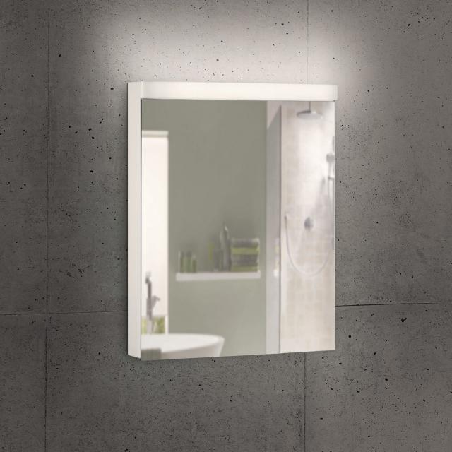 Schneider LOWLINE Basic Spiegelschrank mit Beleuchtung und 1 Tür warmweiß