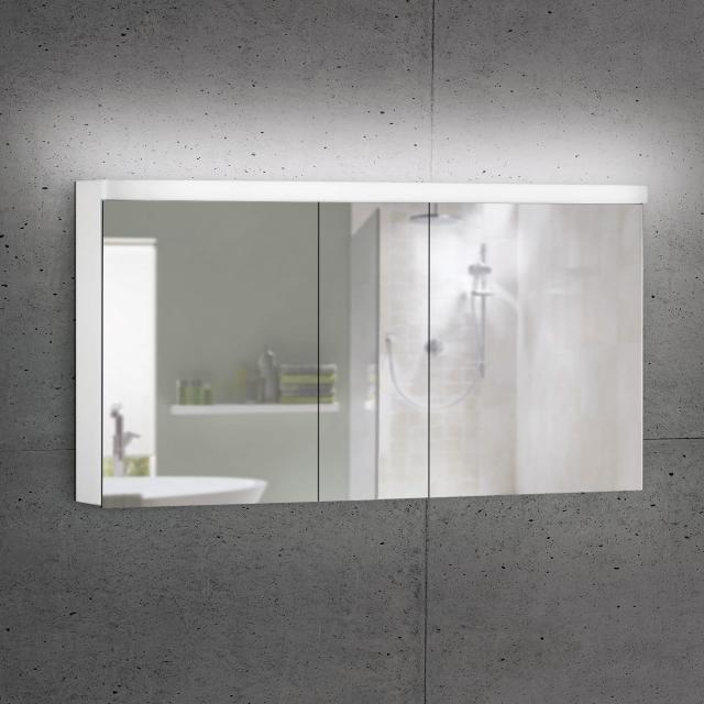Schneider LOWLINE Basic Spiegelschrank mit Beleuchtung und 3 Türen neutralweiß