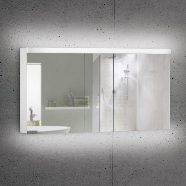 Schneider LOWLINE Plus Spiegelschrank mit Beleuchtung und 3 Türen neutralweiß