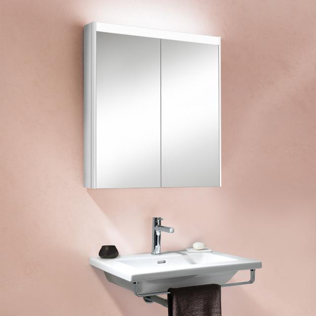 Schneider O-Line Auf- & Unterputz-Spiegelschrank mit Beleuchtung und 2 Türen