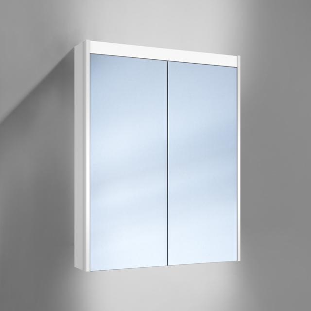 Schneider O-Line Aufputz-Spiegelschrank mit Beleuchtung und 2 Türen