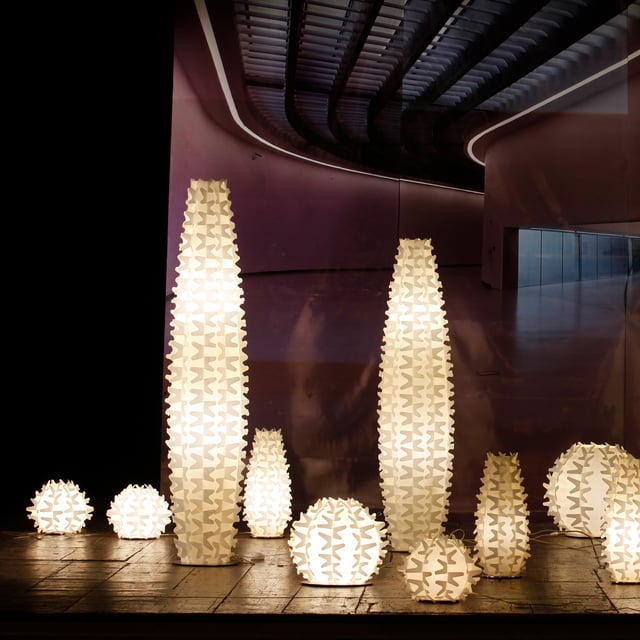 Slamp Cactus Lampadaire E27 or - CACFXXLGLD00000000EU | REUTER