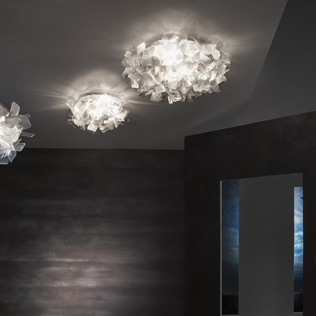 Slamp Clizia ceiling light dimmable, smoke Slamp Clizia ceiling light dimmable, smoke