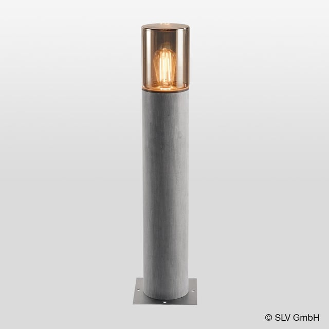 SLV Lisenne Pole bollard light, E27 grey - 1000666 | REUTER