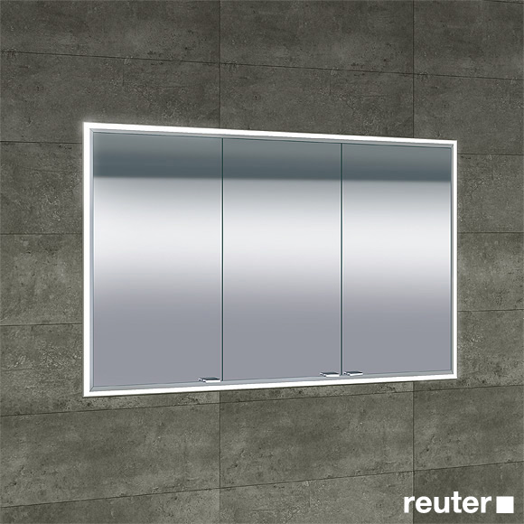 Sprinz Classical-Line Unterputz Spiegelschrank mit Beleuchtung und 3 Türen