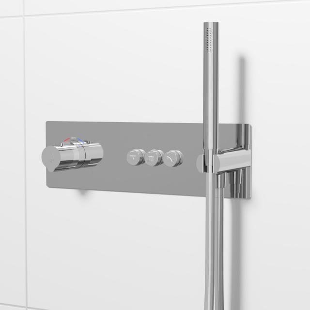 Steinberg Sensual Rain Unterputz-Thermostat für 3 Verbraucher, mit Mengenregulierung chrom