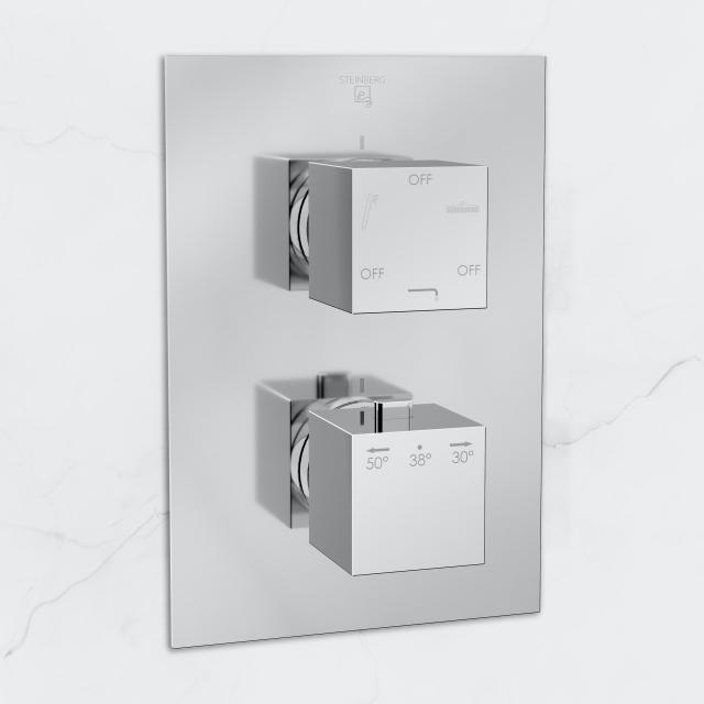 Steinberg Sensual Rain Unterputz-Thermostat mit 3-Wege-Umsteller
