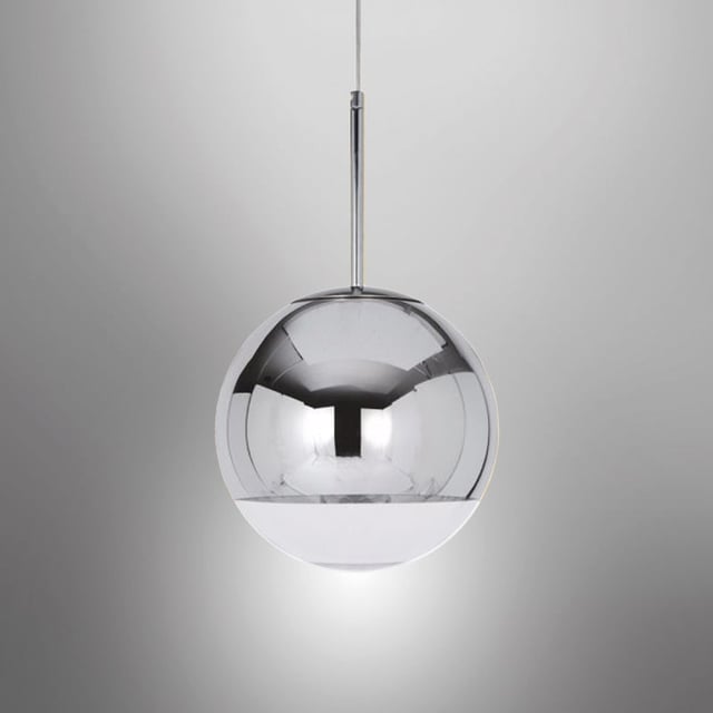 Tom Dixon Mirror Ball pendant light, LED dimmable, chrome
