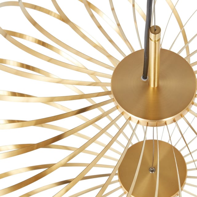 Tom Dixon Spring pendant light, LED dimmable, brass - SPP04BEU