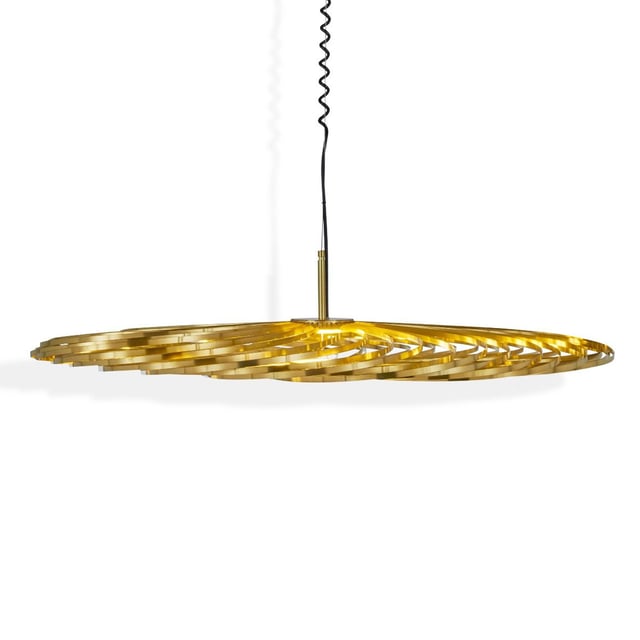 Tom Dixon Spring pendant light, LED dimmable, brass - SPP05BEU