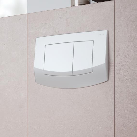 TECE ambia WC-Betätigungsplatte für 2-Mengen-Technik weiß