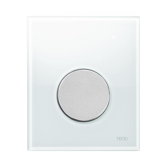 TECE loop Glas Urinal-Betätigungsplatte inkl. Kartusche weiß/chrom matt