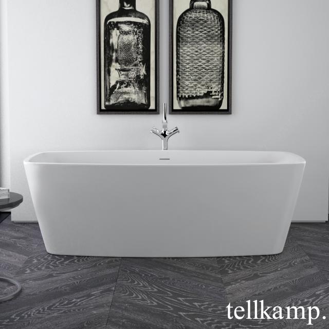 Tellkamp Arte Freistehende Rechteck-Badewanne weiß matt