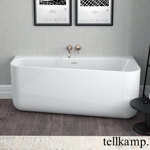 Tellkamp Koeko Vorwand-Badewanne mit Verkleidung weiß glanz, ohne Füllfunktion