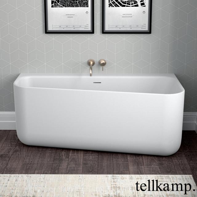 Tellkamp Koeko Vorwand-Badewanne mit Verkleidung weiß matt, ohne Füllfunktion
