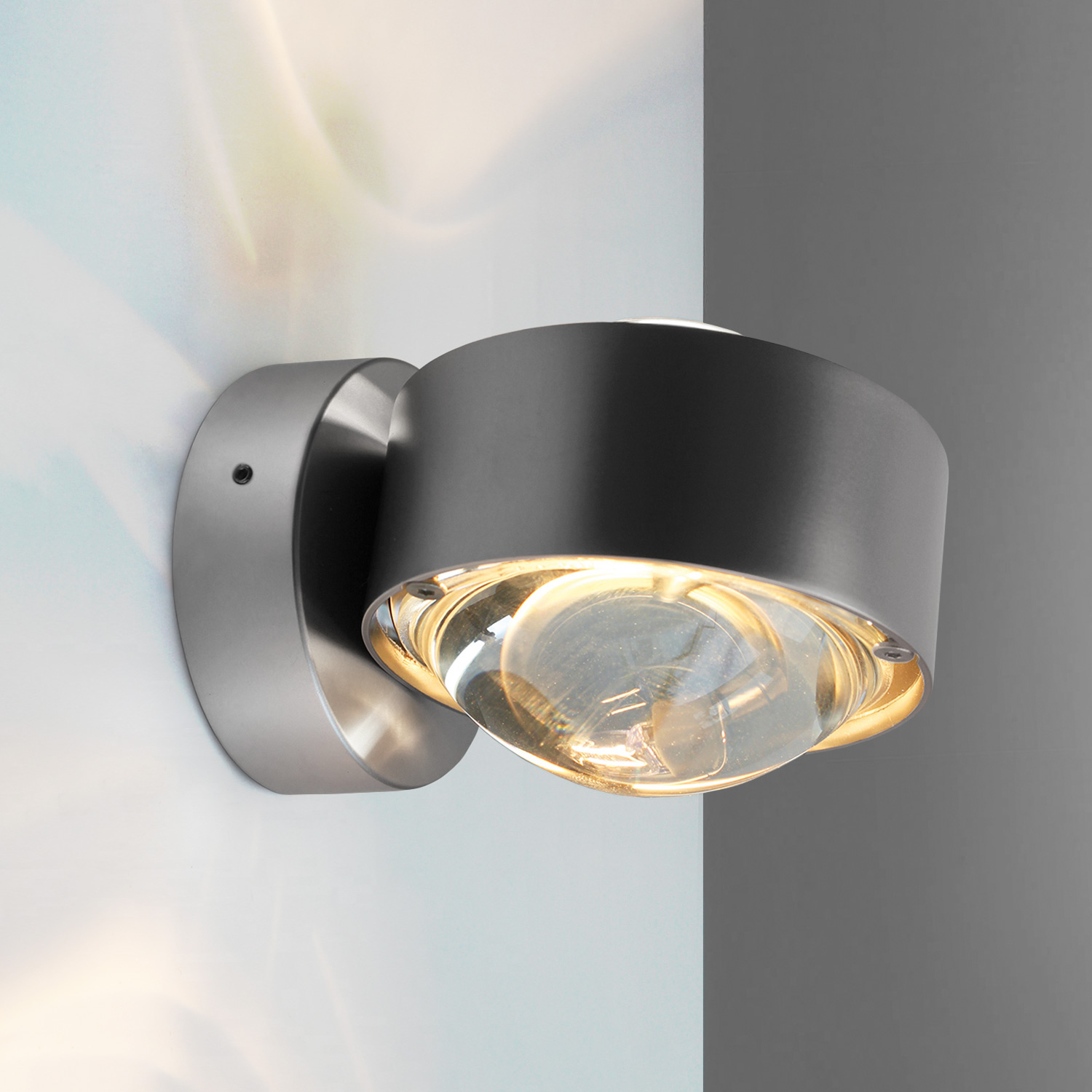 Design Wandlampe von Top Light Puk Chrom Wandleuchte Flurlampe Lampe Leuchte NEU 