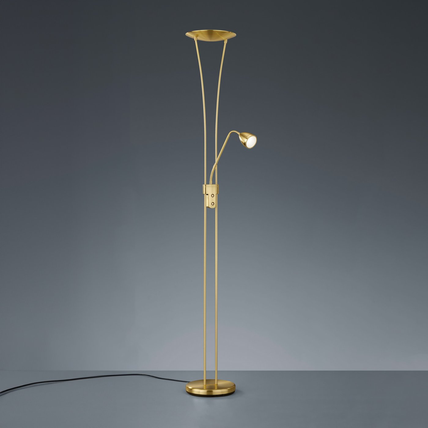 Deckenfluter Messing Led Dimmbar Leuchtmittel Austauschbar