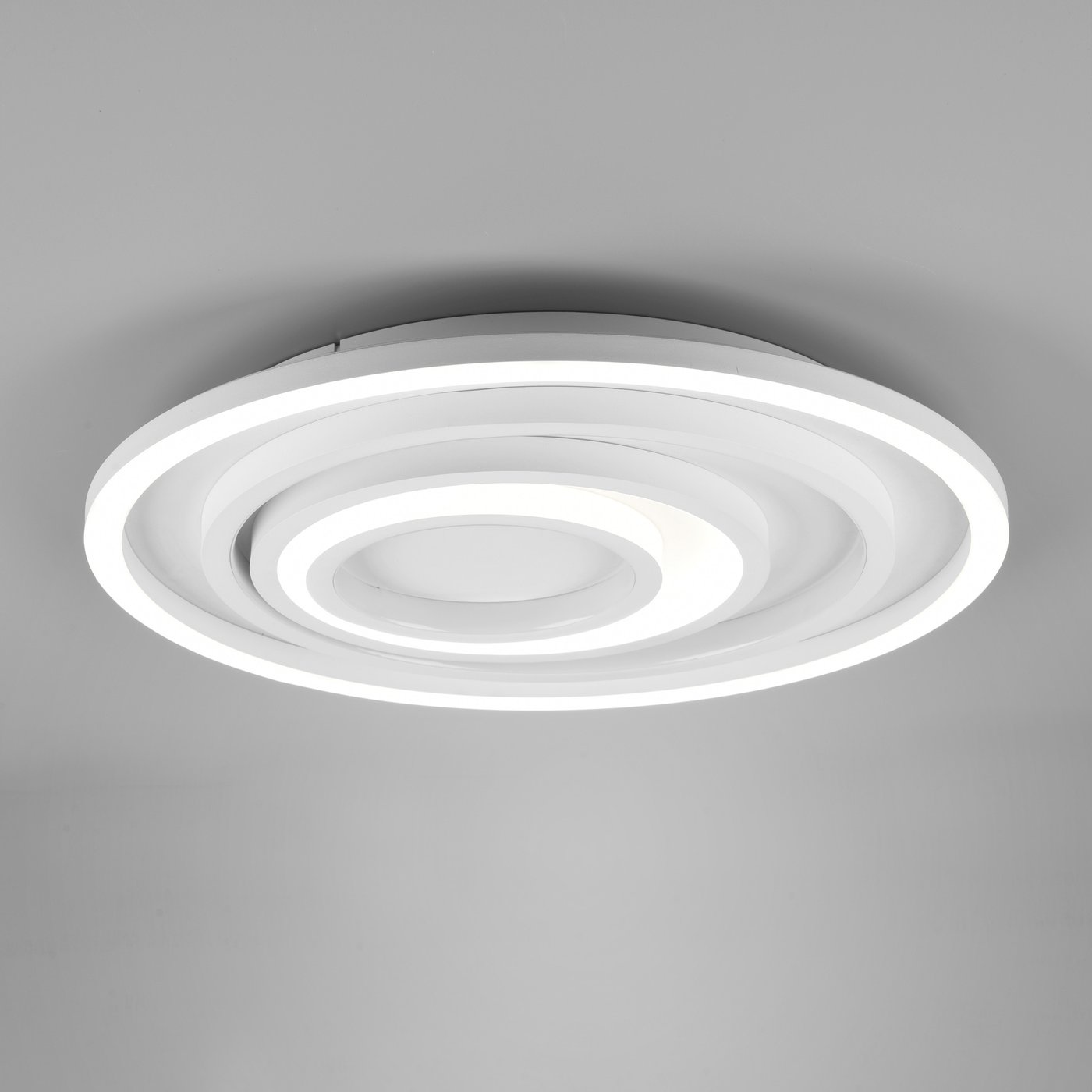 TRIO Deckenleuchte Kagawa – Dimmbare LED-Leuchte Mit Fernbedienung, 40 Watt, 5000 Lumen, In Weiß & Acryl