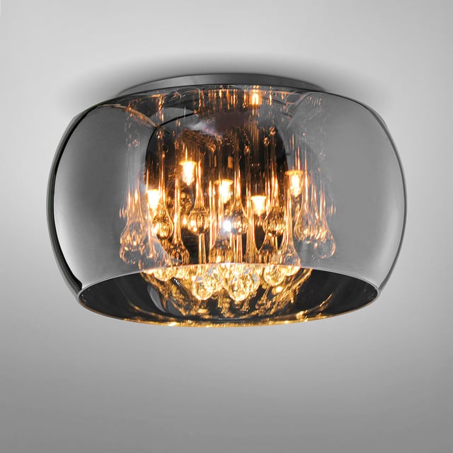 Trio Leuchtmittel E27 – 4W LED Glas Filament, Braun Getönt, 13,5cm