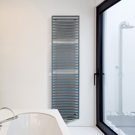 Vasco Arche Horizontal towel radiator 1077 W anthracite january