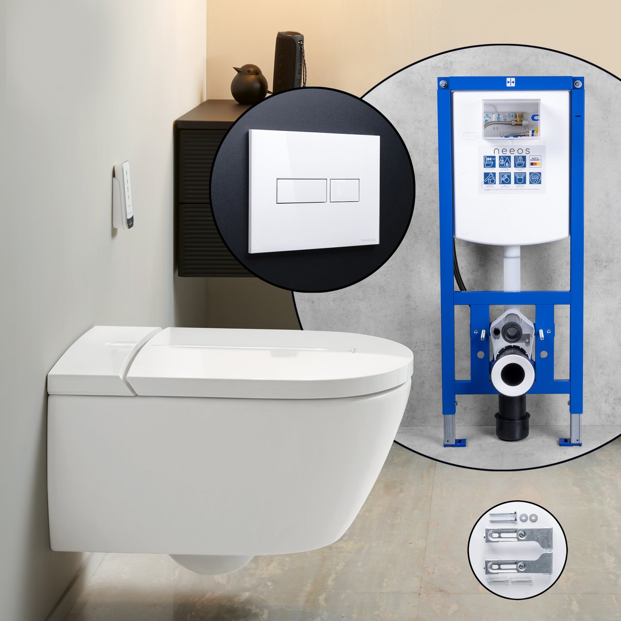 Verwunderlich Vorwandelement Wc Set Bilder