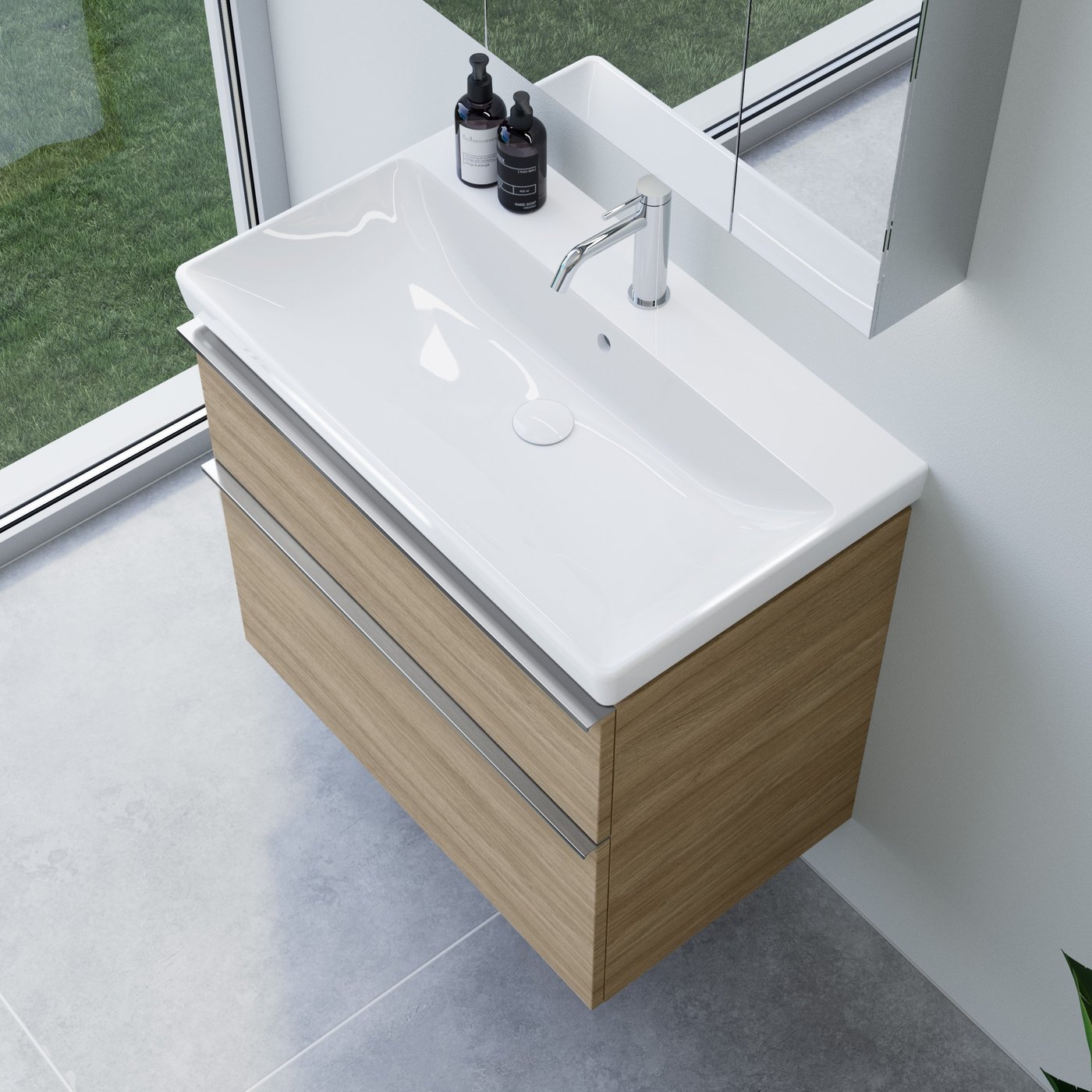 Waschtisch Mit Unterschrank 80 Cm Villeroy Und Boch