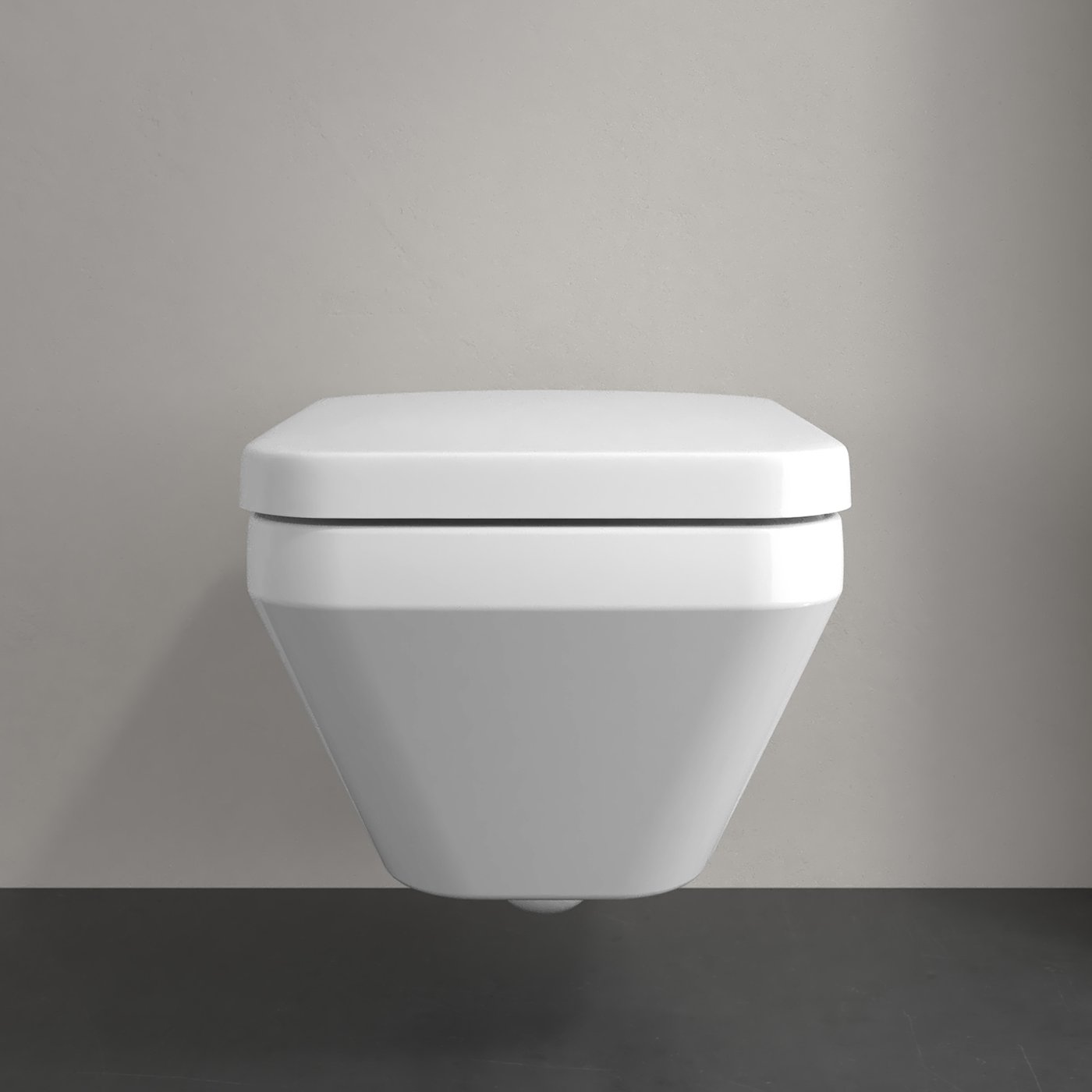 Villeroy & Boch Architectura wall-mounted toilet with TwistFlush white ...