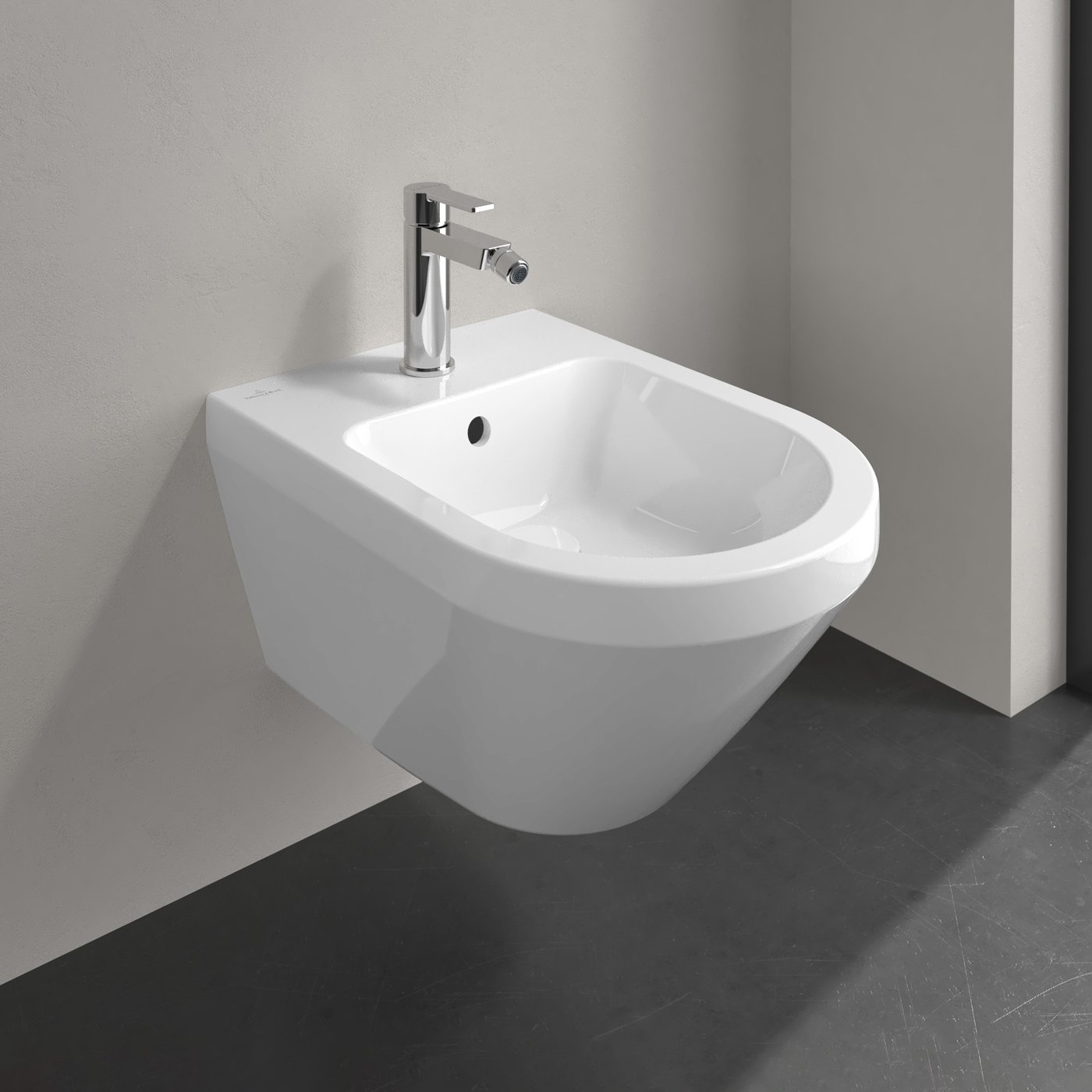 Villeroy & Boch Architectura bidet with CeramicPlus, white - 748700R1 ...