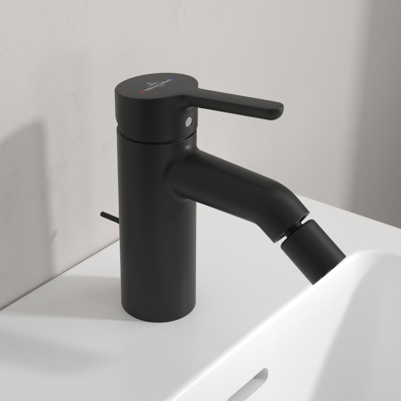 Villeroy & Boch Oasis Einhebel-Bidetarmatur – Wassersparend Mit Beweglichem Strahlregler (Chrom)
