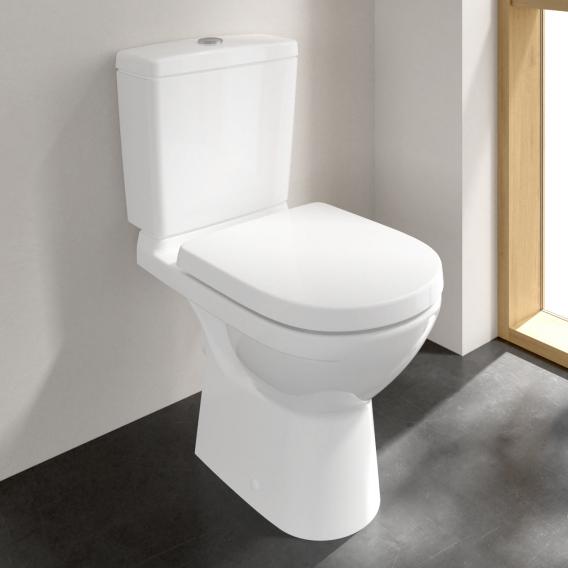 Villeroy & Boch O.novo Stand-Tiefspül-WC für Kombination ohne Spülrand, weiß, mit CeramicPlus