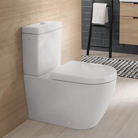 Villeroy & Boch Subway 2.0 Stand-Tiefspül-WC für Kombination, offener Spülrand weiß, mit CeramicPlus