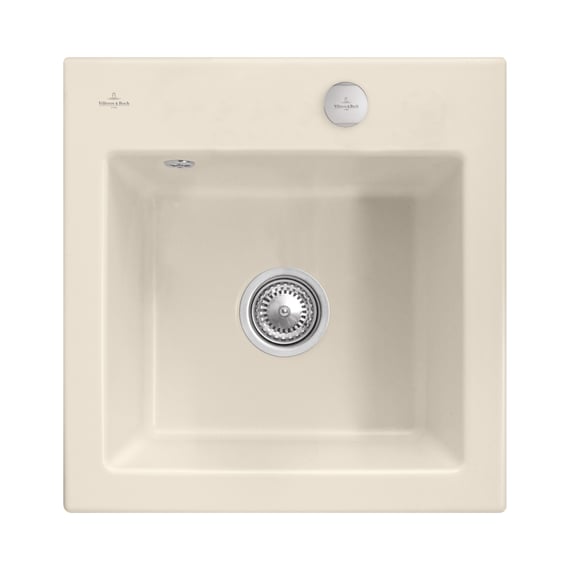 Villeroy & Boch Subway 50 S kitchen sink ivory - 331502FUHL13 | REUTER