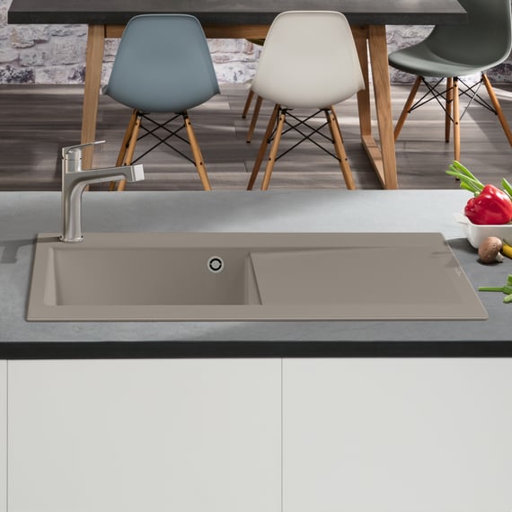 Villeroy & Boch Subway Style 50 kitchen sink timber - 335201TRHL4 | REUTER