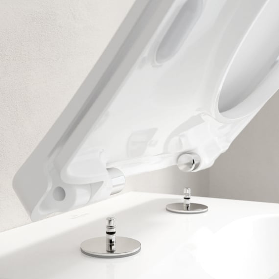 Villeroy & Boch Venticello Wand-WC mit WC-Sitz mit CeramicPlus 