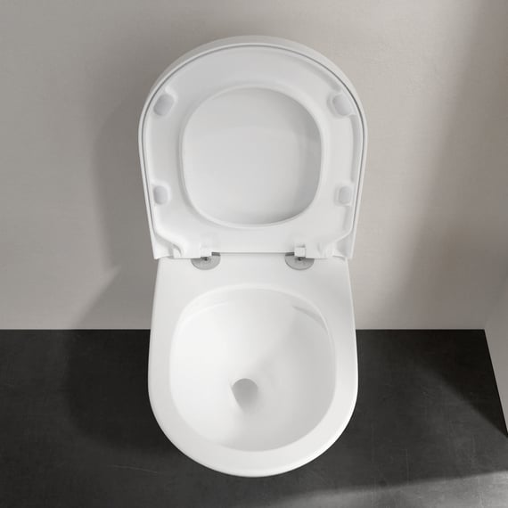 Villeroy & Boch Subway 3.0 wall-mounted washdown toilet TwistFlush stone  white, with CeramicPlus