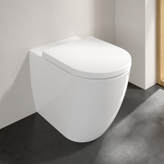 Villeroy & Boch Subway 3.0 wall-mounted, washdown toilet TwistFlush with toilet  seat white - 4671T001+8M426101