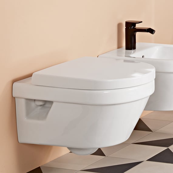 Villeroy & Boch Architectura WC-Sitz weiß mit Quick Release und