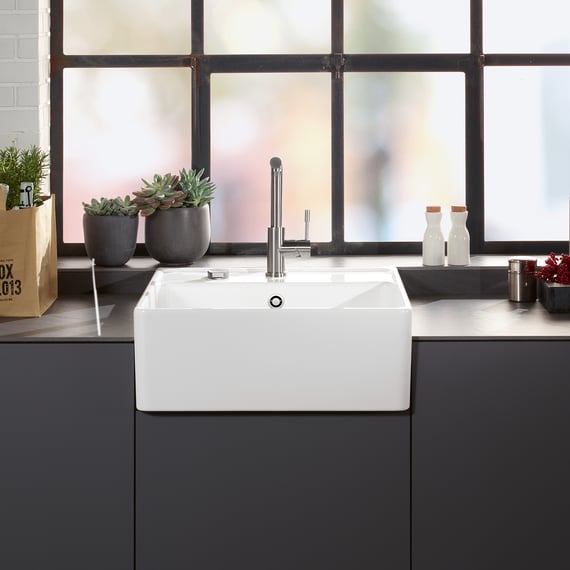 Villeroy &amp; Boch Universal kitchen sink cream gloss - 632062KRHL12 | REUTER