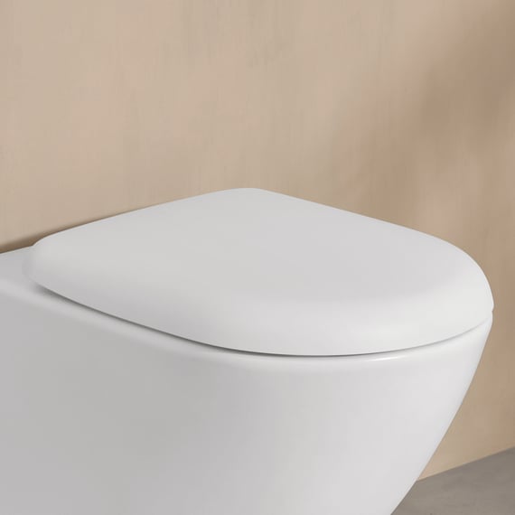 Villeroy & Boch Antao toilet seat, removable, with SoftClosing stone