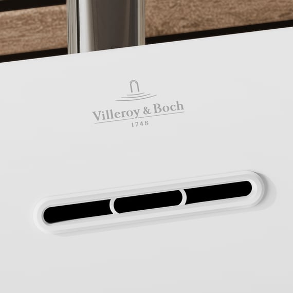 Villeroy & Boch Embrace Freistehende Oval-Badewanne weiß, ohne Füllfunktion
