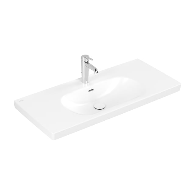 Villeroy & Boch Skyla wall-mounted washbasin with CeramicPlus