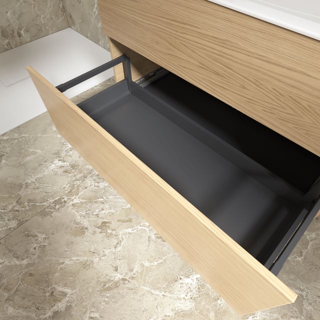 Villeroy & Boch Somera Schrank mit Doppelwaschtisch, 2 Auszüge nordic ...
