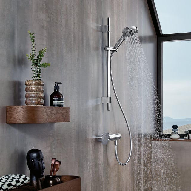 villeroy＆Boch Villeroy & Boch Verve Showers hand shower, 3 spray modes chrome