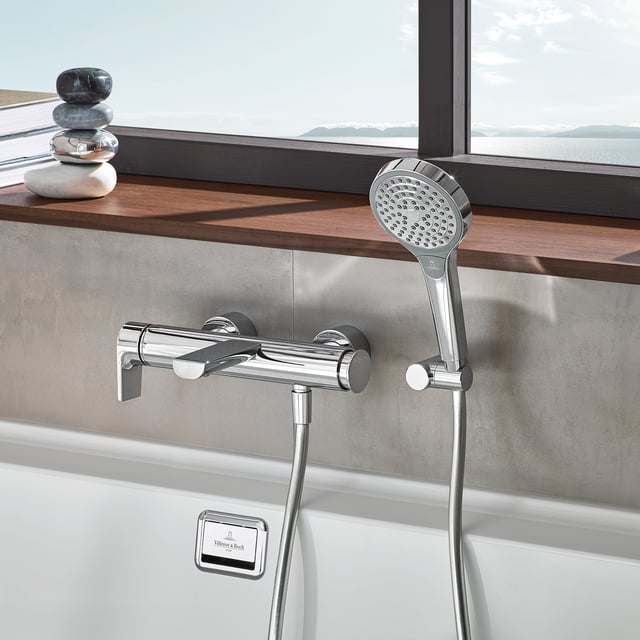 Villeroy & Boch Verve Showers hand shower, 3 spray modes chrome