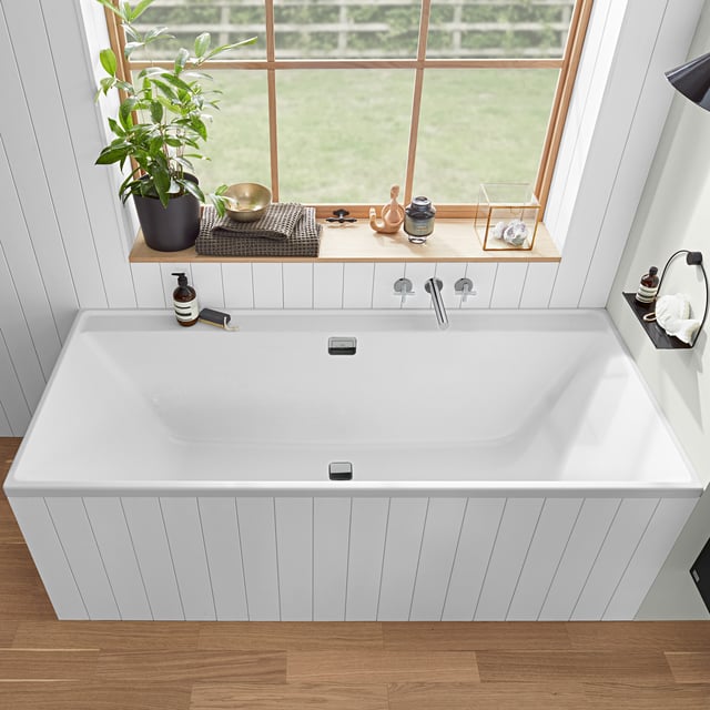 Villeroy & Boch Collaro Rechteck-Badewanne, Einbau weiß - UBA199COR2DV-01