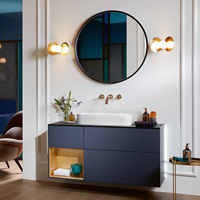Elegantes Villeroy Und Boch Spiegel Bild
