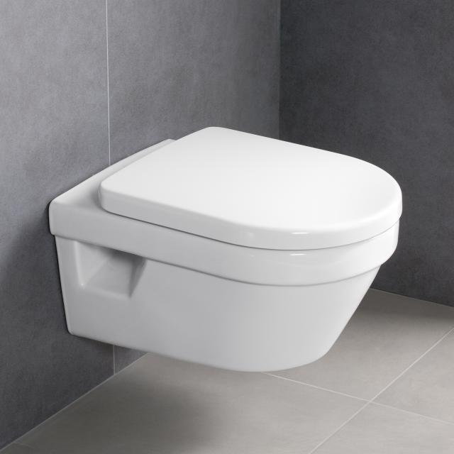 Villeroy & Boch Architectura Wand-Tiefspül-WC, mit WC-Sitz weiß, ohne Spülrand