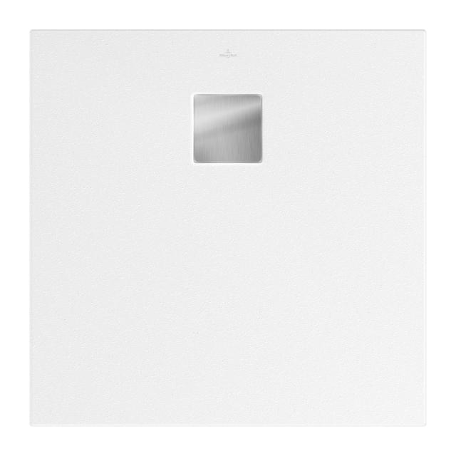 Villeroy & Boch Embrace Duschwanne Komplett-Set weiß mit rutschhemmender Oberfläche Vilbogrip