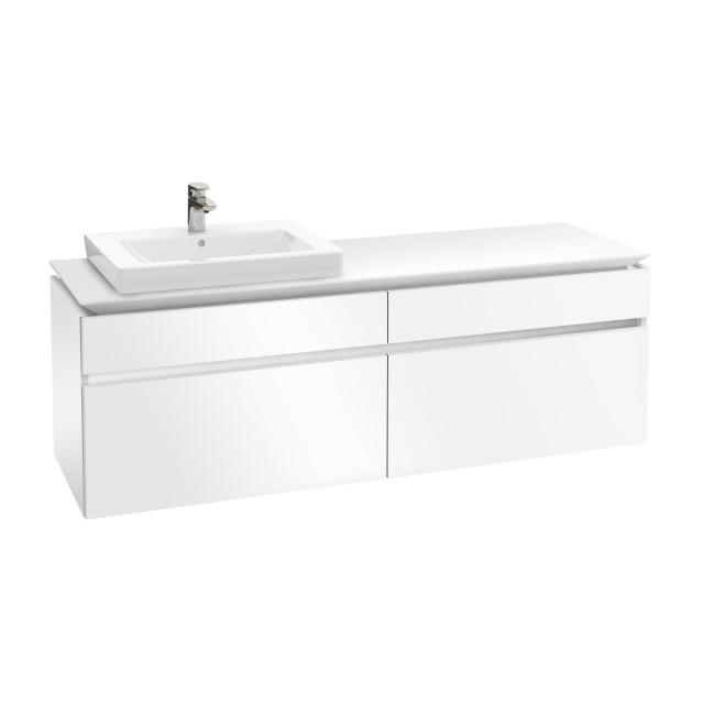 Villeroy & Boch Legato Waschtischunterschrank mit 4 Auszügen glossy white